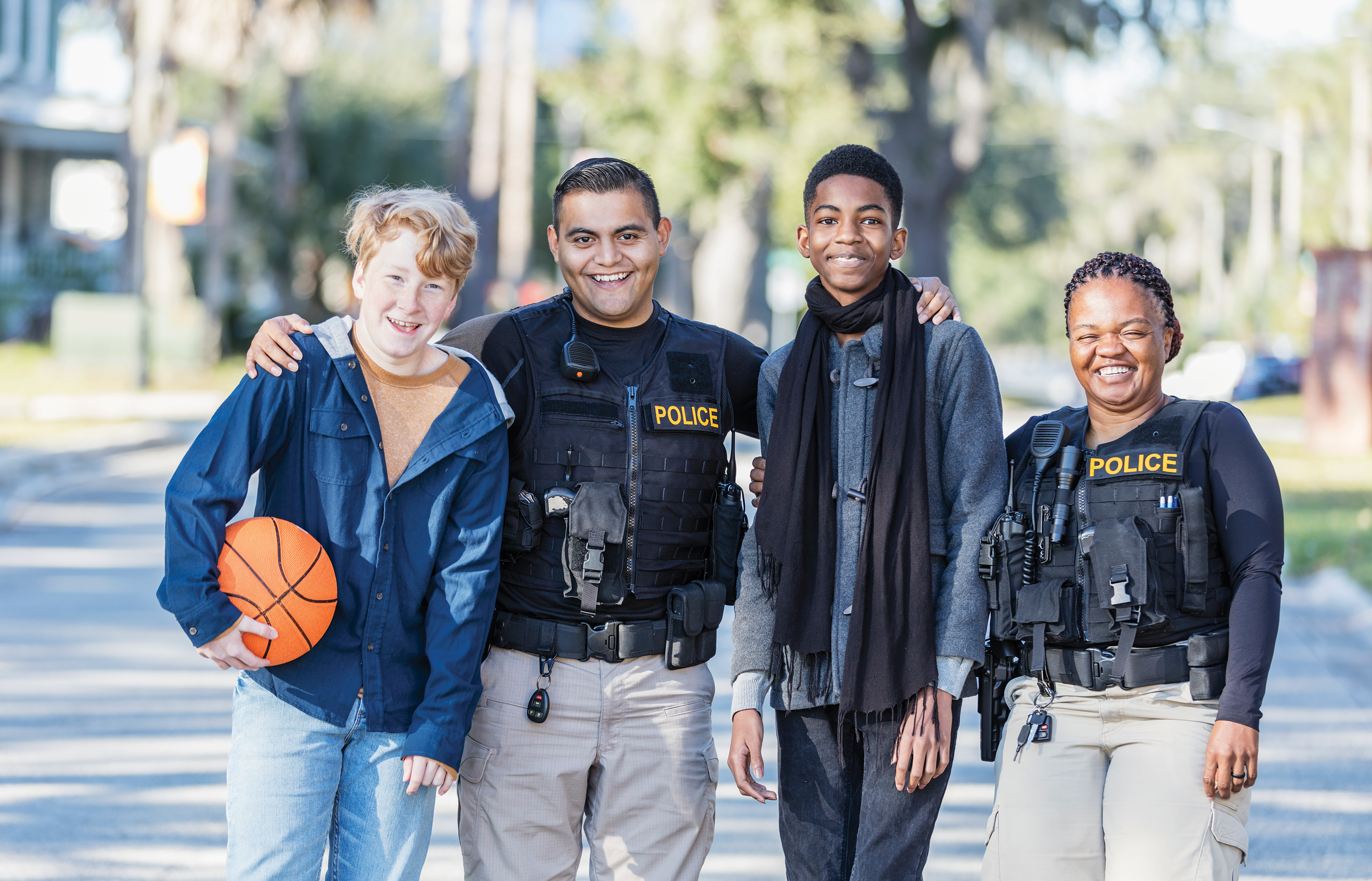 Police With Children